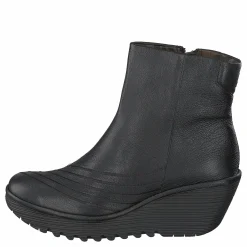 Fly London Yeni Mousse Black Grå och Svart