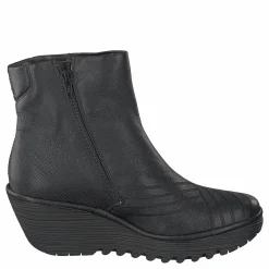 Fly London Yeni Mousse Black Grå och Svart