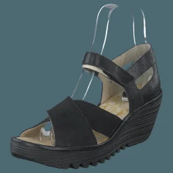 Fly London Yent365fly Black Svart Hot