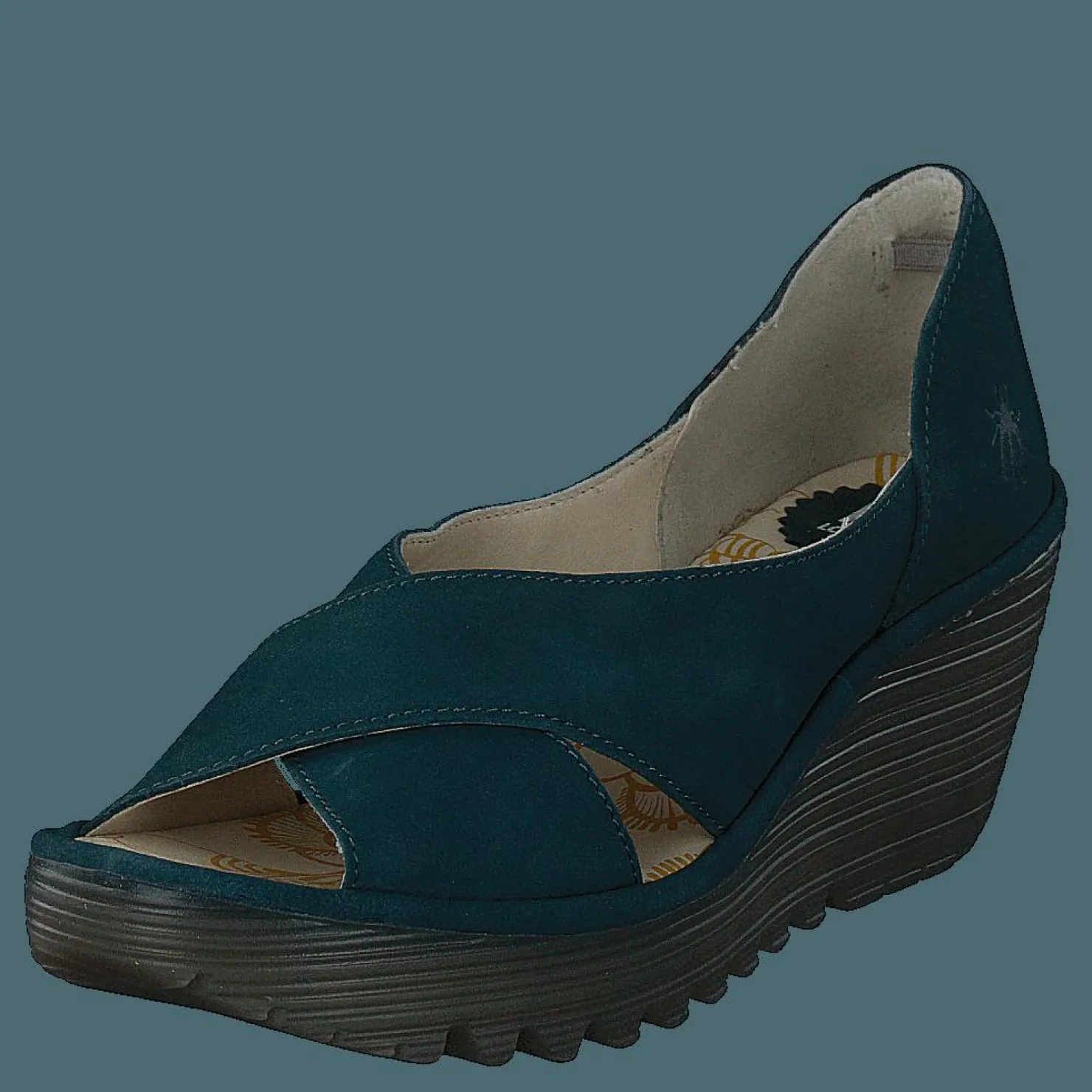 Fly London Yoma307fly Teal Blå New