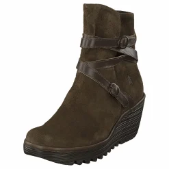Fly London Yomo249fly Oil Suede/rug Sludge/olive Brun Sale