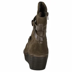 Fly London Yomo249fly Oil Suede/rug Sludge/olive Brun Sale