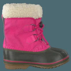 Sorel Yoot Pac Nylon 693, Ultra Pink, Alpine Tundra Grå och Rosa Outlet