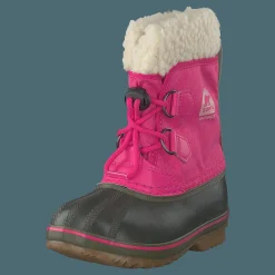 Sorel Yoot Pac Nylon 693, Ultra Pink, Alpine Tundra Grå och Rosa Outlet