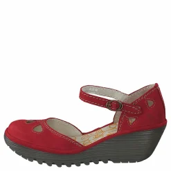 Fly London Yuna Lipstick Red Grå och Röd Best