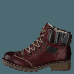 Rieker Z0444 Red Combination Brun Clearance