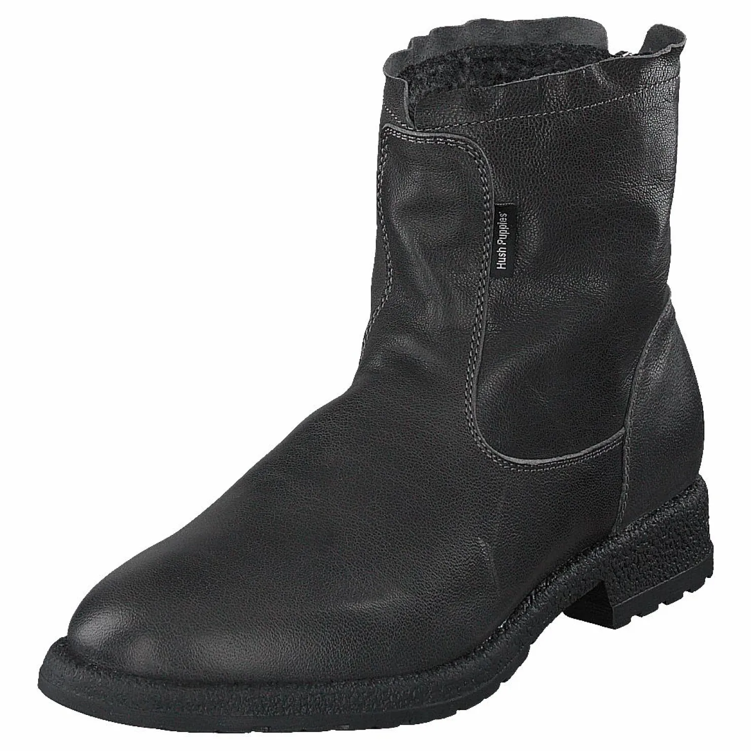 Hush Puppies Zip Boot Antracite Grå Outlet
