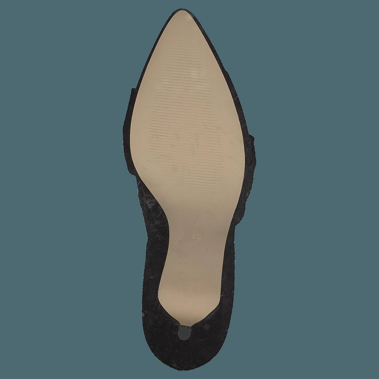 Bianco Zita Suede Bow Pump 101 - Black 1 Svart New