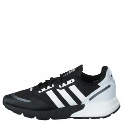 adidas Originals Zx 1K Boost Core Black / Cloud White / Black Silver Metallic Svart Discount