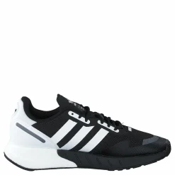adidas Originals Zx 1K Boost Core Black / Cloud White / Black Silver Metallic Svart Discount