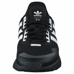 adidas Originals Zx 1K Boost Core Black / Cloud White / Black Silver Metallic Svart Discount