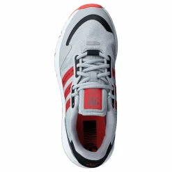 adidas Originals Zx 1K Boost Grey Two / Semi Solar Red / Cloud White Grå Sale