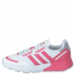 adidas Originals Zx 1K Boost J Cloud White / Hazy Rose / Halo Silver Rosa Hot