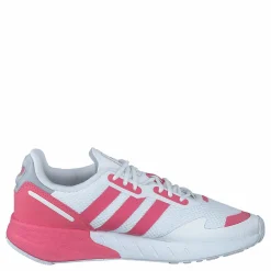 adidas Originals Zx 1K Boost J Cloud White / Hazy Rose / Halo Silver Rosa Hot