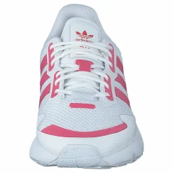 adidas Originals Zx 1K Boost J Cloud White / Hazy Rose / Halo Silver Rosa Hot