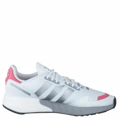 adidas Originals Zx 1K Boost W Cloud White / Silver Metallic / Hazy Rose Blå Best