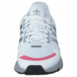 adidas Originals Zx 1K Boost W Cloud White / Silver Metallic / Hazy Rose Blå Best
