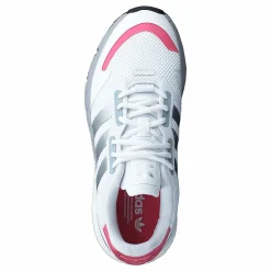 adidas Originals Zx 1K Boost W Cloud White / Silver Metallic / Hazy Rose Blå Best