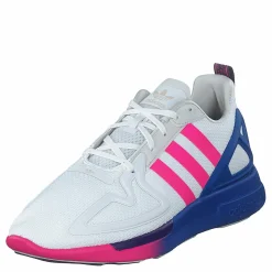 adidas Originals Zx 2k Flux W Crystal White/shock Pink/blue Blå och Vit Best